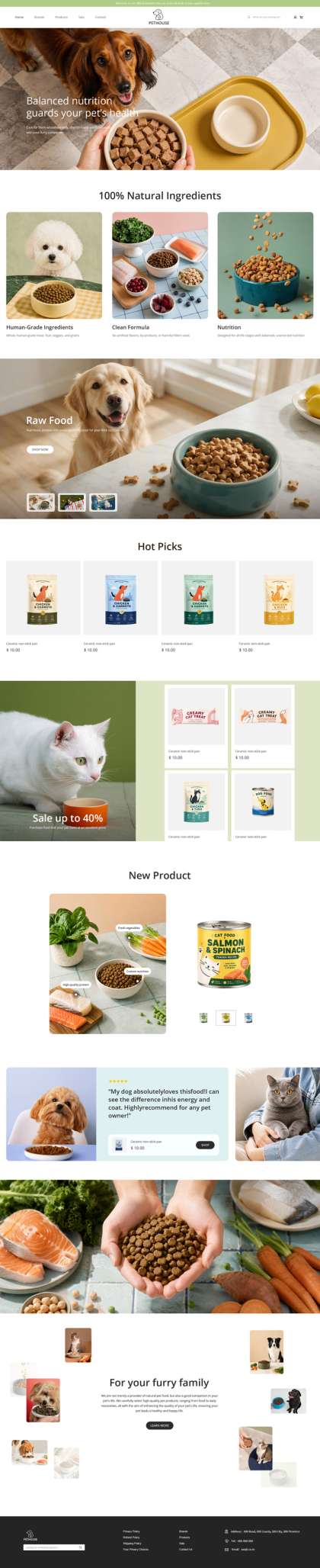 B2C-漂亮外贸宠物食品